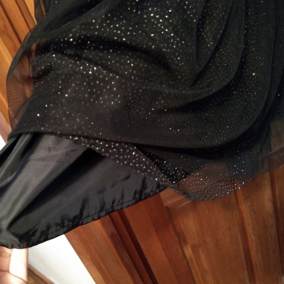 Cat & Jack black Maxi sparkle skirt - Picture 6 of 7